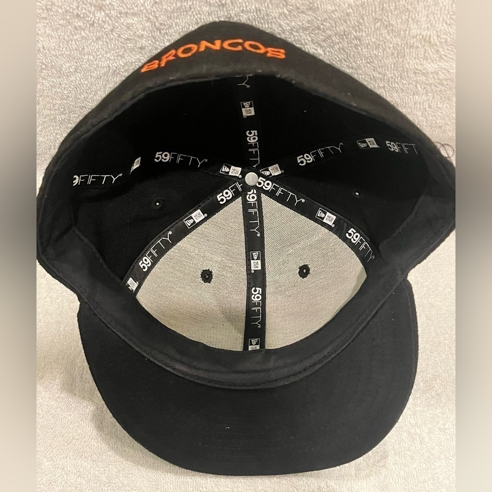 Broncos 59 Fifty new Era football cap black Flat bill - Picture 4 of 4